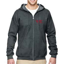 Adult Full Zip Hooded Sweatshirt