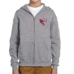 Youth Full Zip Hooded Sweatshirt