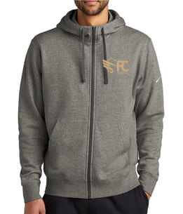 Adult Nike Full Zip Hooded Sweatshirt