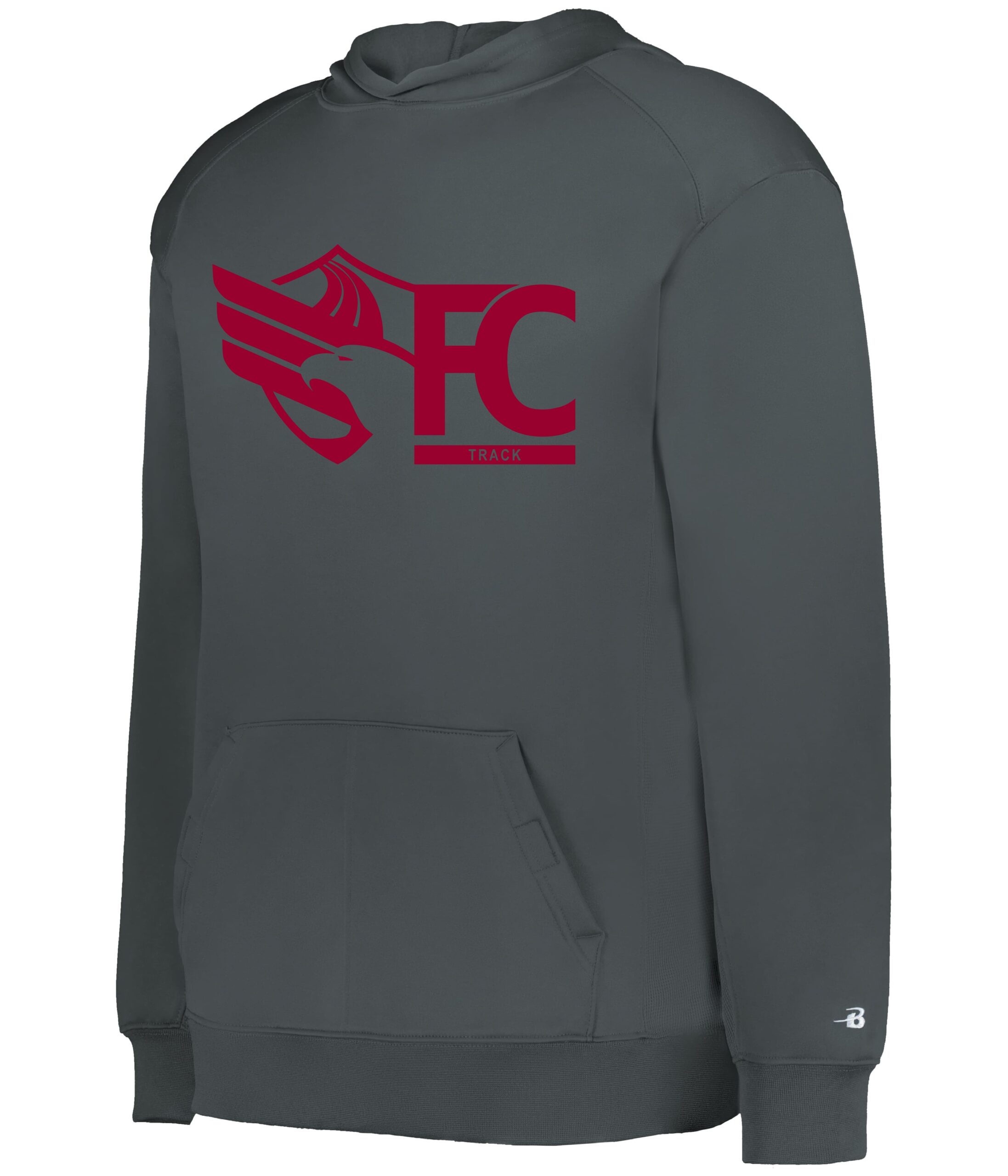 Track Pullover Hooded Sweatshirt